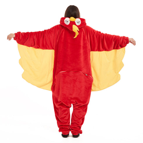 Snuggs Blanket Animal Onesie Parrot